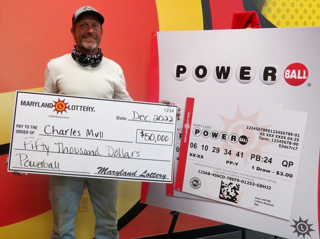 Charles Mull of Greencastle, Pa., recently claimed a $50,000 winning Powerball ticket that was sold at a Hagerstown store.